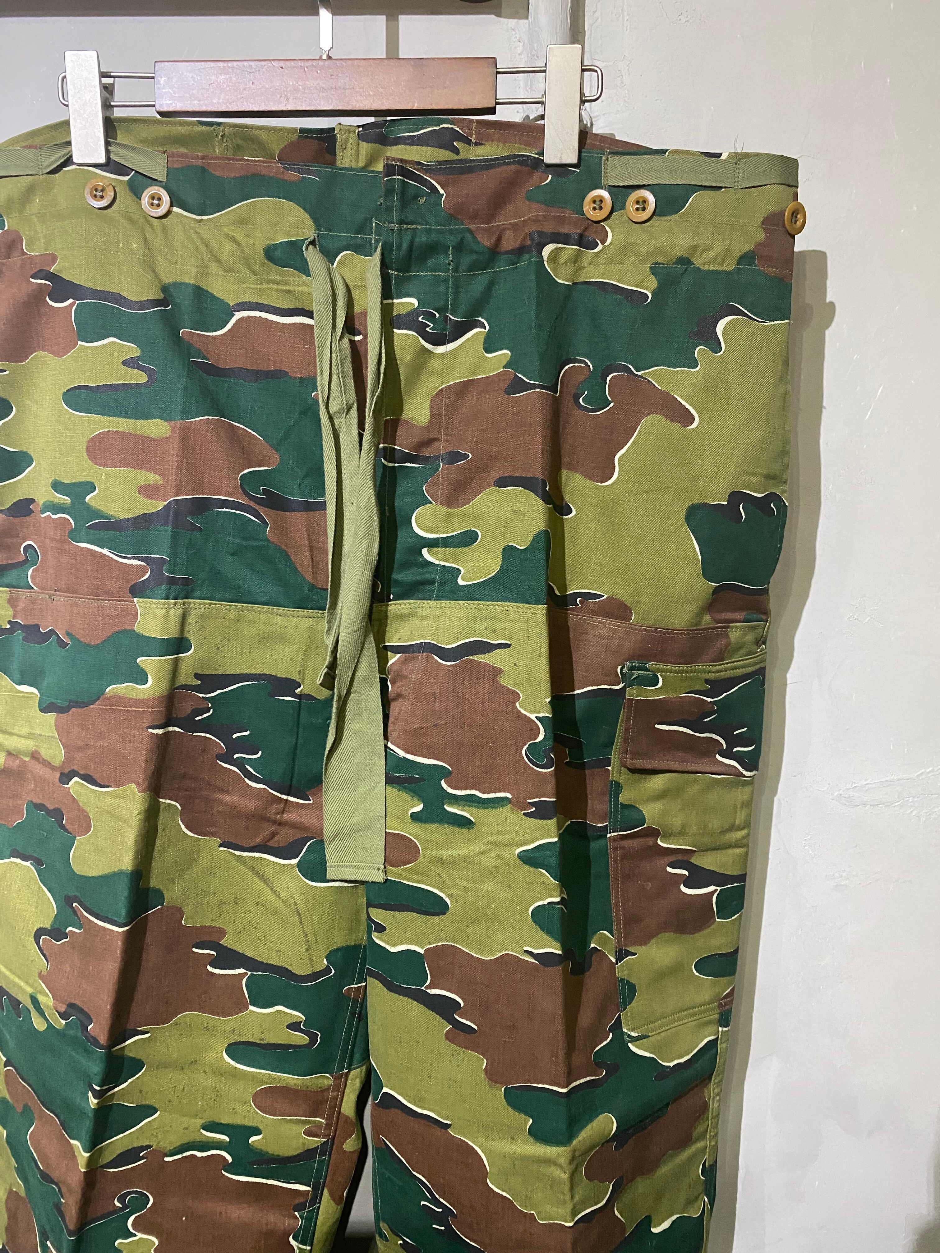 50s belgium army ベルギー軍 ジグソーカモ ユーロミリタリー カーゴ