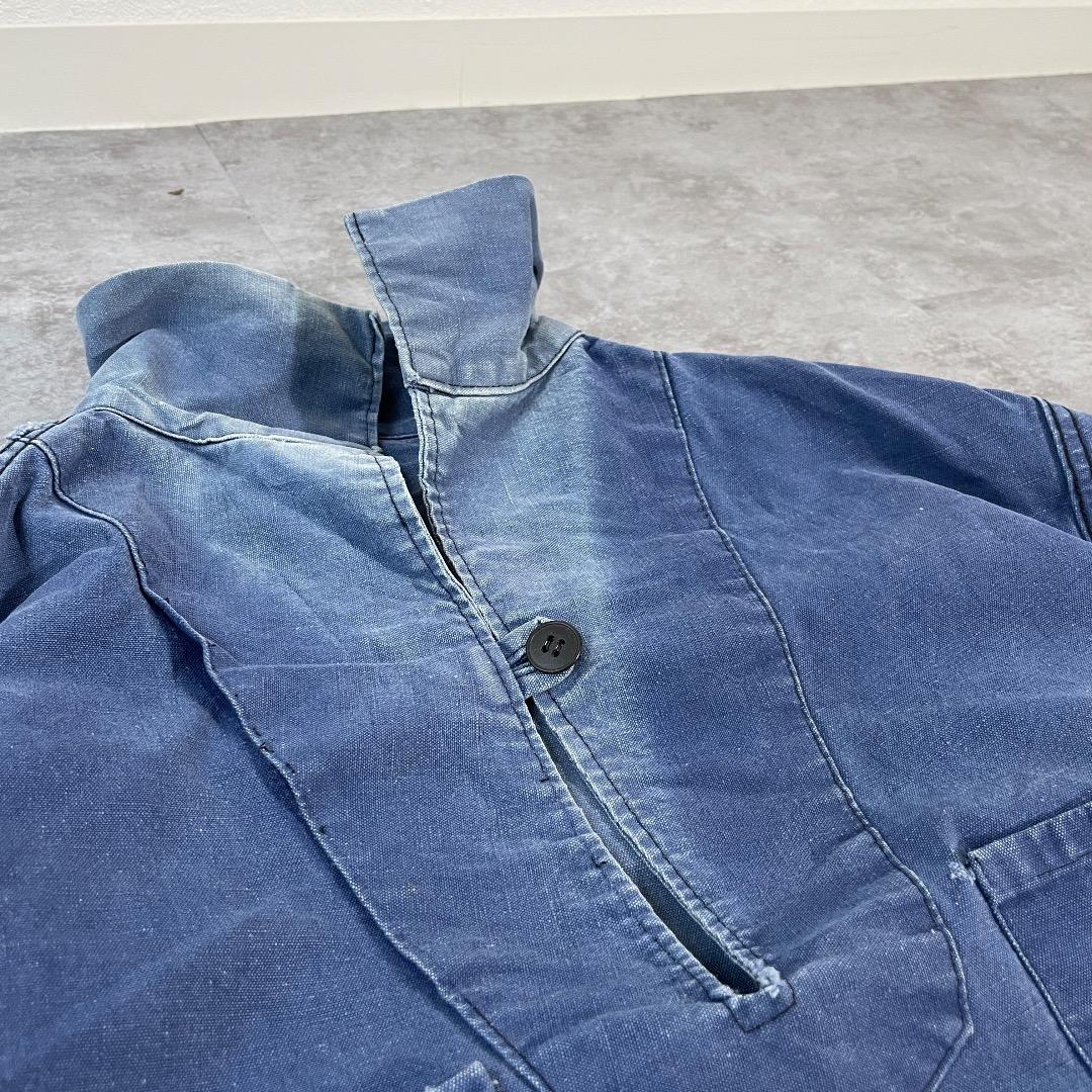 50s 刺繍タグ Metis フィッシャーマンジャケット フランス軍 50s 刺繍タグ Metis フィッシャーマンジャケット フランス軍 / 身幅60