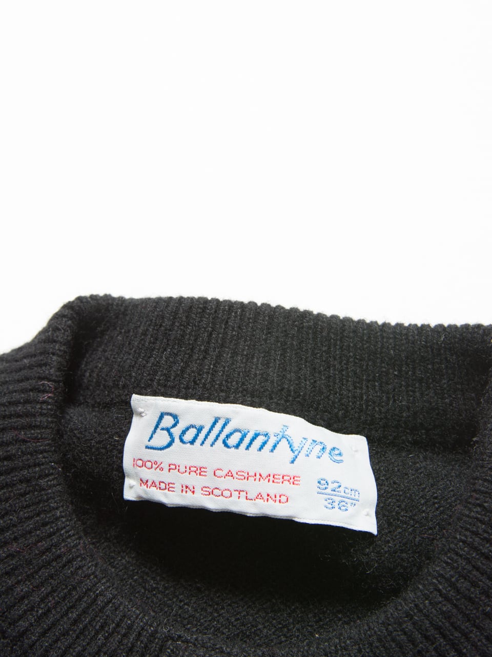 Ballantyne】Made in Scotland pure cashmere gold button knit