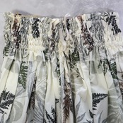 フラダンス 衣装 パウスカート ホワイト系 フラ ダンス シングル ハワイアン アロハ 白 緑 茶 モンステラ柄 パラパライ柄 華やか 爽やか スカート ふんわり グリーン系 ブラウン系