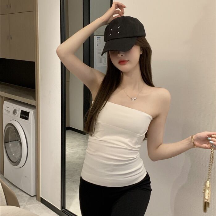 カジュアルストラップレストップス ブラウス ドラファッションホール90240048834