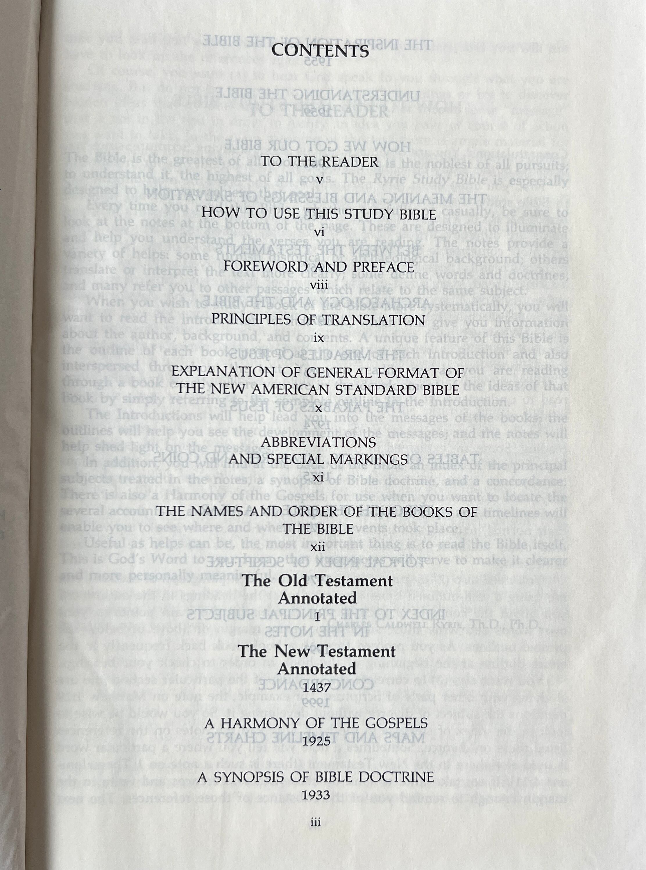 The Ryrie Study Bible: New American Standard Translation / Charles Caldwell Ryrie チャールズ・コールドウェル・ライリー / Moody Press