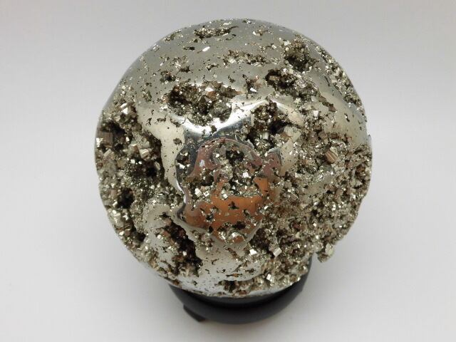 直径約15cm 6.9kg 【送料無料】【高品質】南米ペルー産特大パイライト丸玉