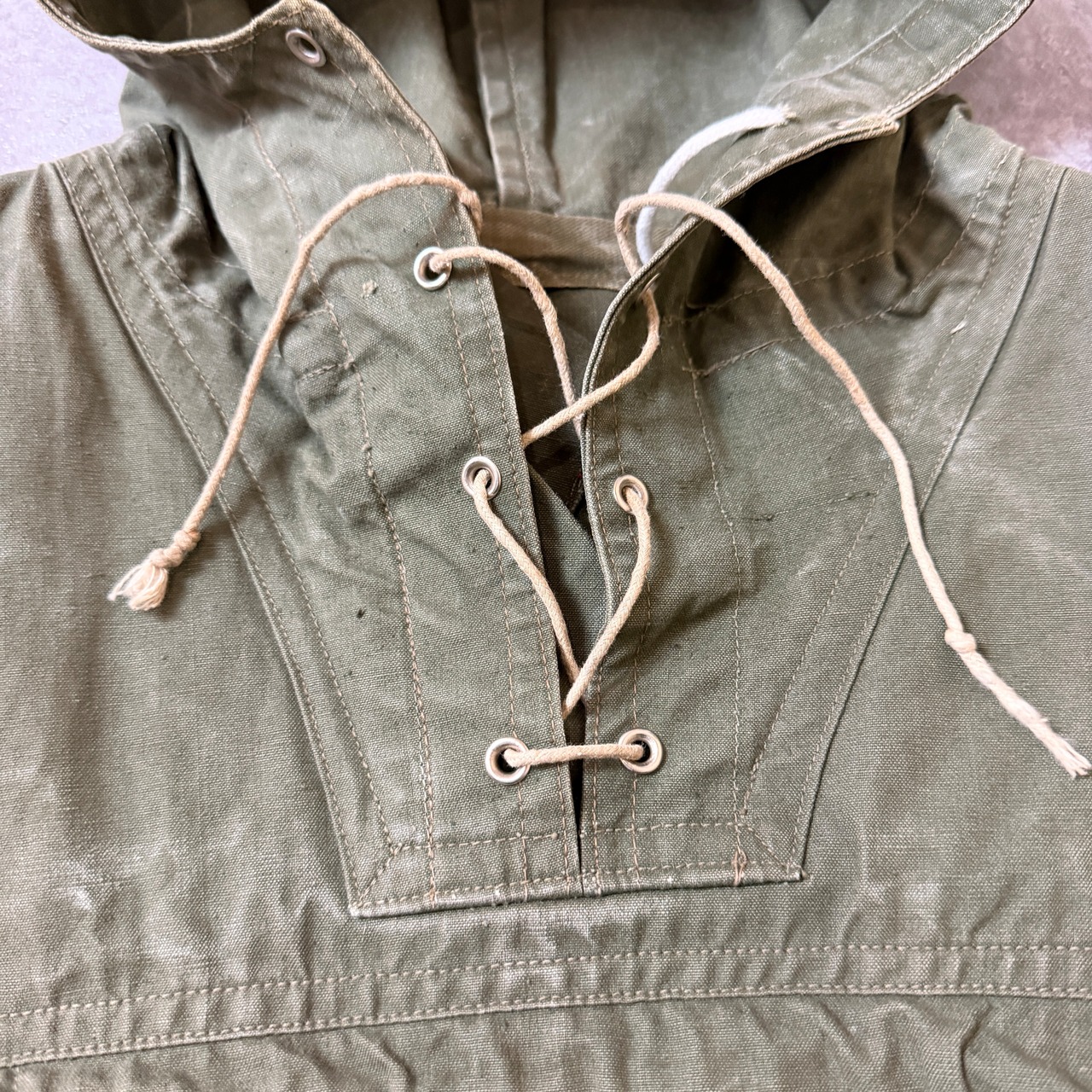 50's〜 Bulgarian Army Mountain Unit Hiking Smock 50年代 ブルガリア軍 山岳部隊 ハイキングスモック ヴィンテージ ビンテージ  TT2026-0043 - 4