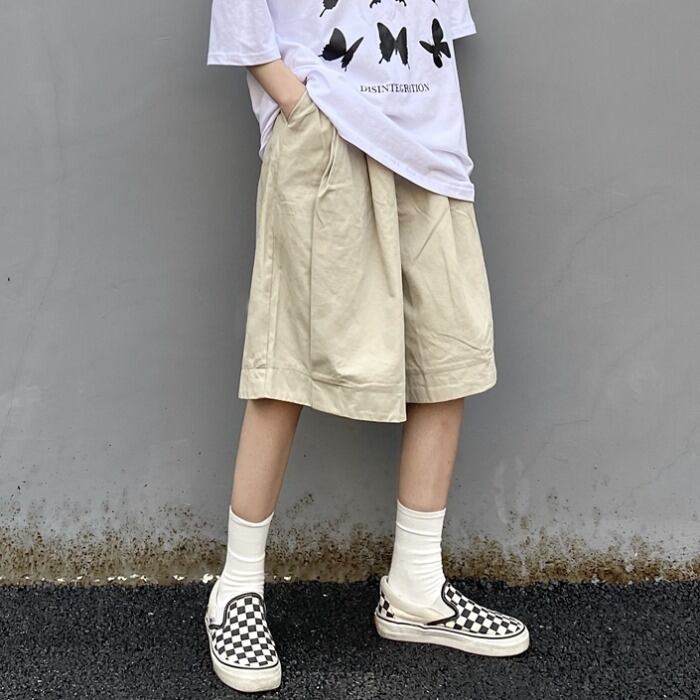 スタイルルーズパンツ レディースカジュアルスタンダードショーツ レトロ ストリート 大きめサイズ かわいい ブルマー ケッペル10376880637