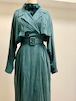 Vintage Dark Green Rayon Dress