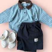 PEPPER 26/SP(Mom) Mew Mew collared T-shirt