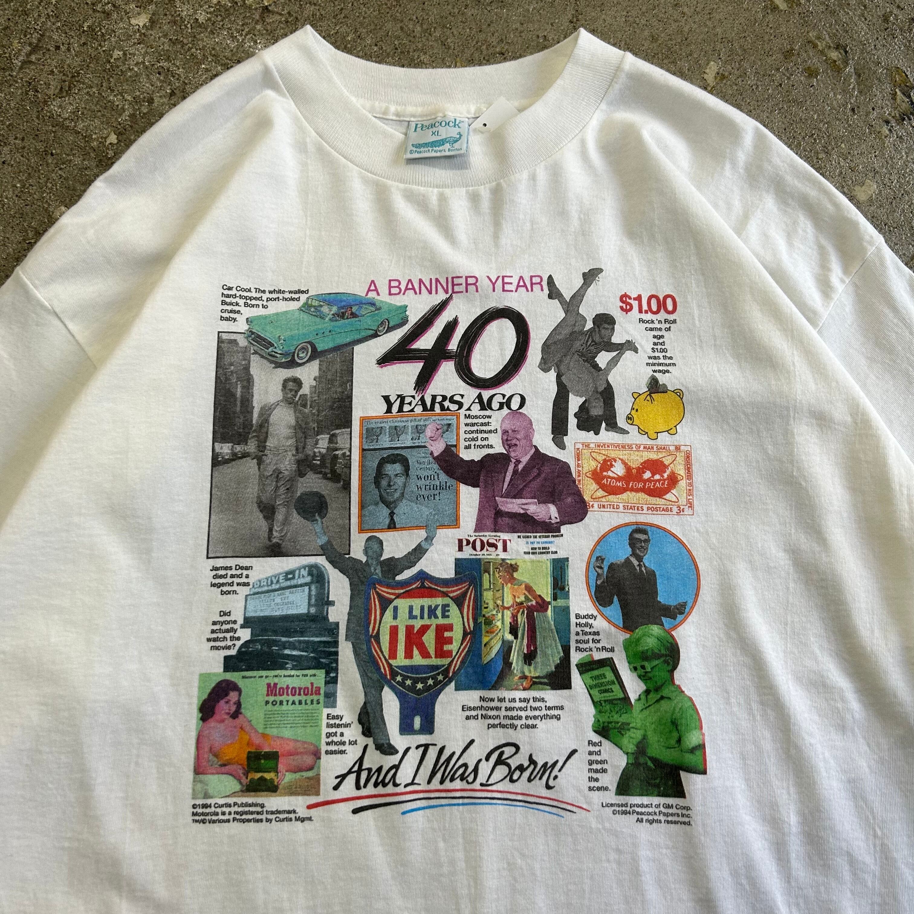 Dead Stock!! 90s A Banner Year 40 Years Ago T-shirt【仙台店 