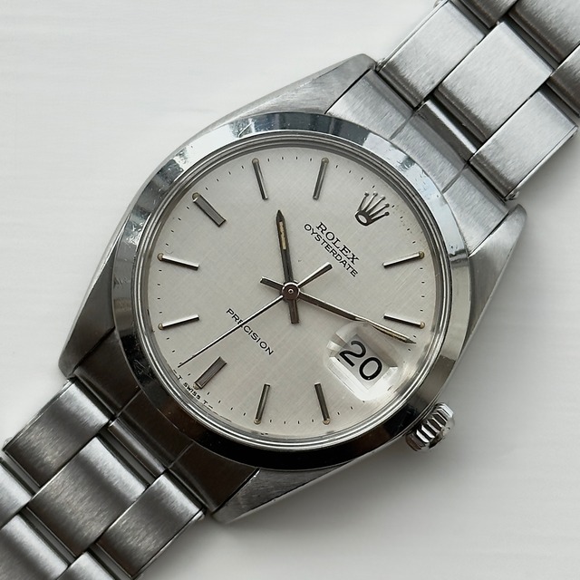 Rolex Oyster Date 6694 (18*****) Silver Linen Dial