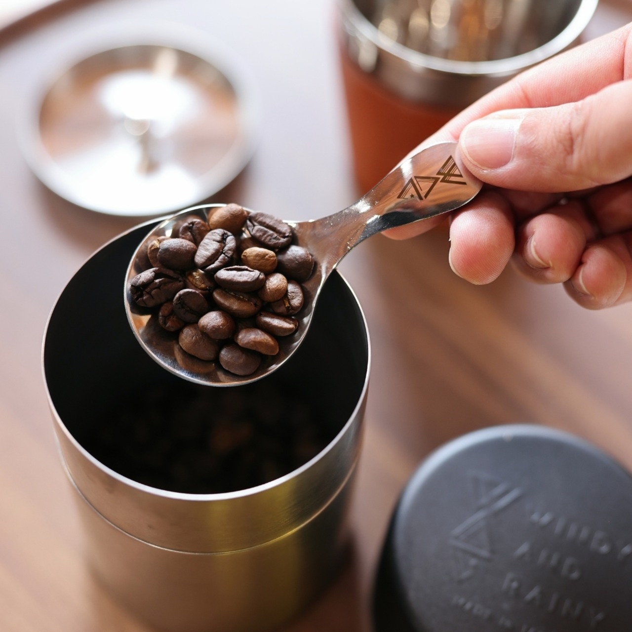 TEA or COFFEE storage spoon