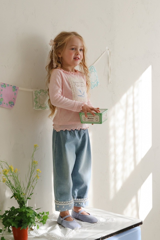 【1/31〆予約】<flo> Le mans denim pants