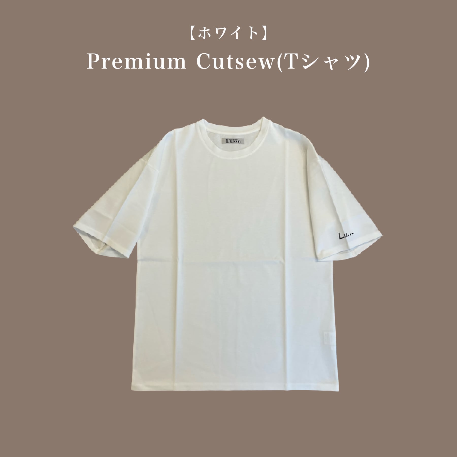 【販売解禁／早い者勝ち】抜群の光沢と着心地を実現 LUSSO Premium Cutsew(Tシャツ)