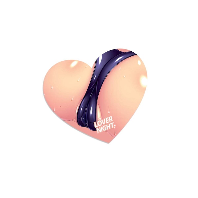 LOVER NIGHT　MIZUE - LEWD HEART STICKER