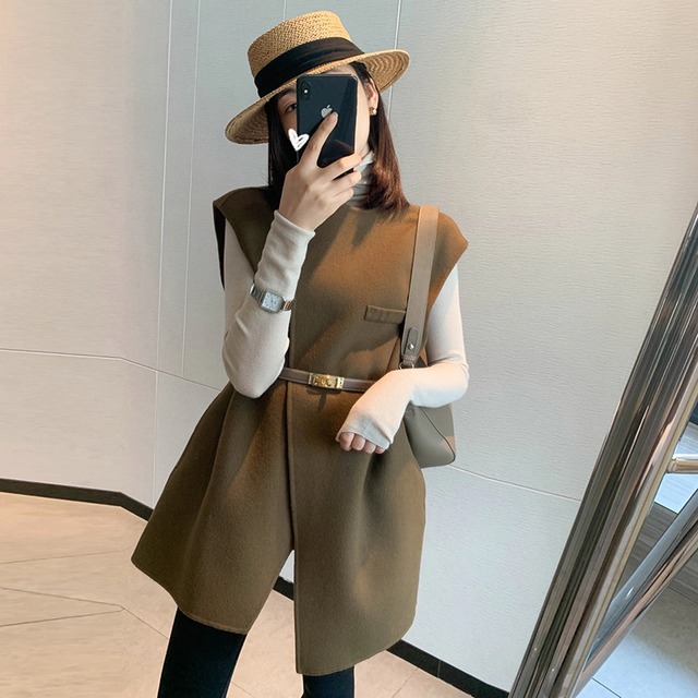 Set 女性力を高める ファッション2点セットトップス ラシャ生地ベスト M 4717 Nanastyle Set 女性力を高める ファッション2点セットトップス ラシャ生地ベスト M 4717 Nanastyle