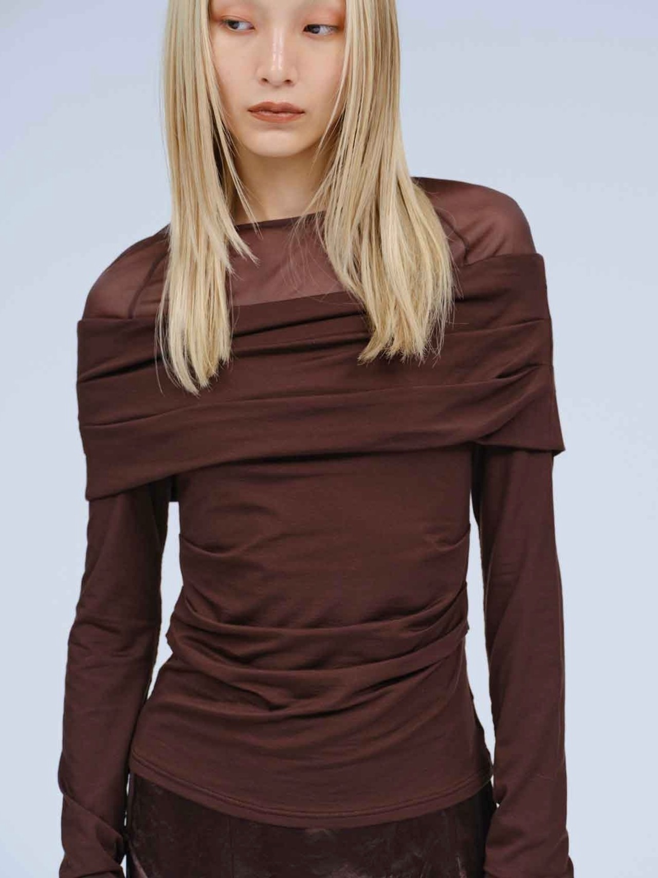 THINGS THAT MATTER　シングスザットマター  / NEW PRETENSE OFF-SHOULDER TOPS - 1