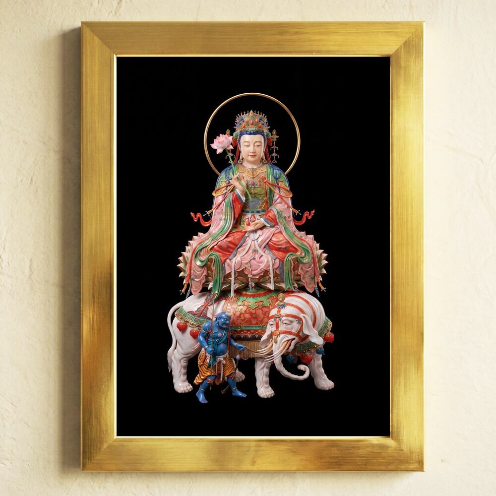 No620【妙見菩薩・昇龍】北辰の加護を授かる開運神仏画 | God Works