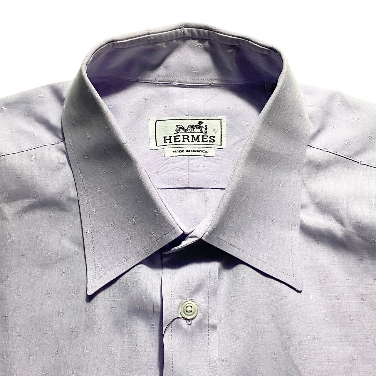 HERMES “H” woven shirt
