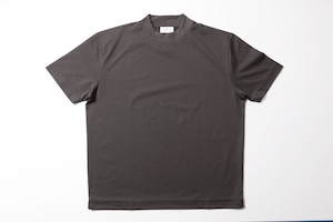 COLONY CLOTHING  　コットン天竺　モックネック半袖TEE　グレー