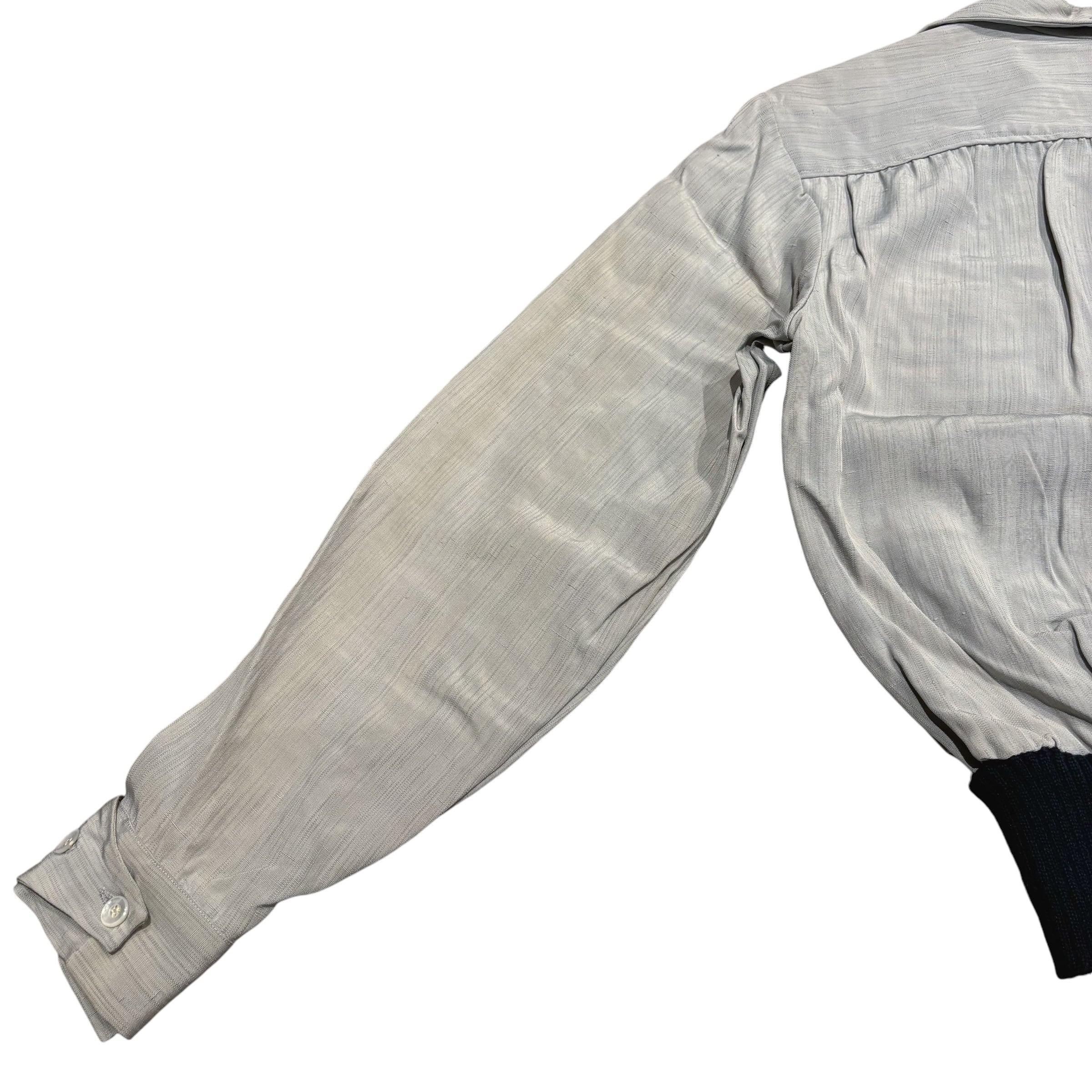 50's AL-HY Rayon Gabardine Pullover Shirt S / レーヨン プル 50's AL-HY Rayon Gabardine Pullover Shirt S / レーヨン プル