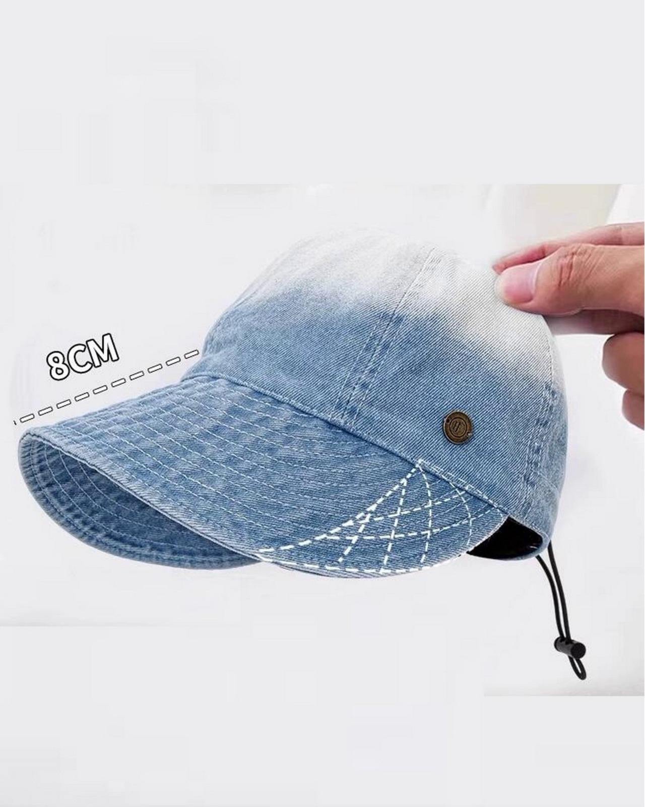 ウォッシュデニムキャップ 6color  A0167 - 6