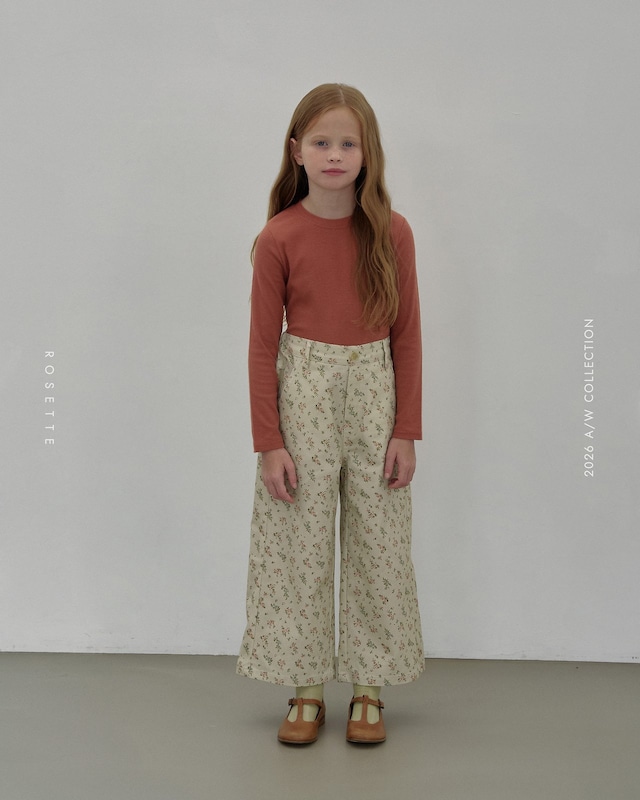 【取寄】rosette|claire pants|クレアパンツ|XS-XL|kids|26 autumn