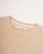 【#Re:room】SHEER SLUB KNIT T-SHIRT［REC912］