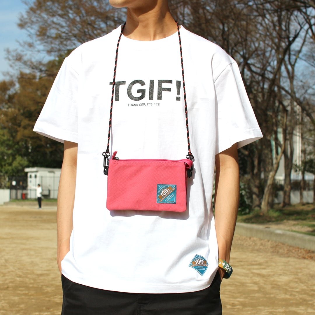 フェスバッグ TGIF! スマホ＆ウォレットネックポーチ/ミニショルダー