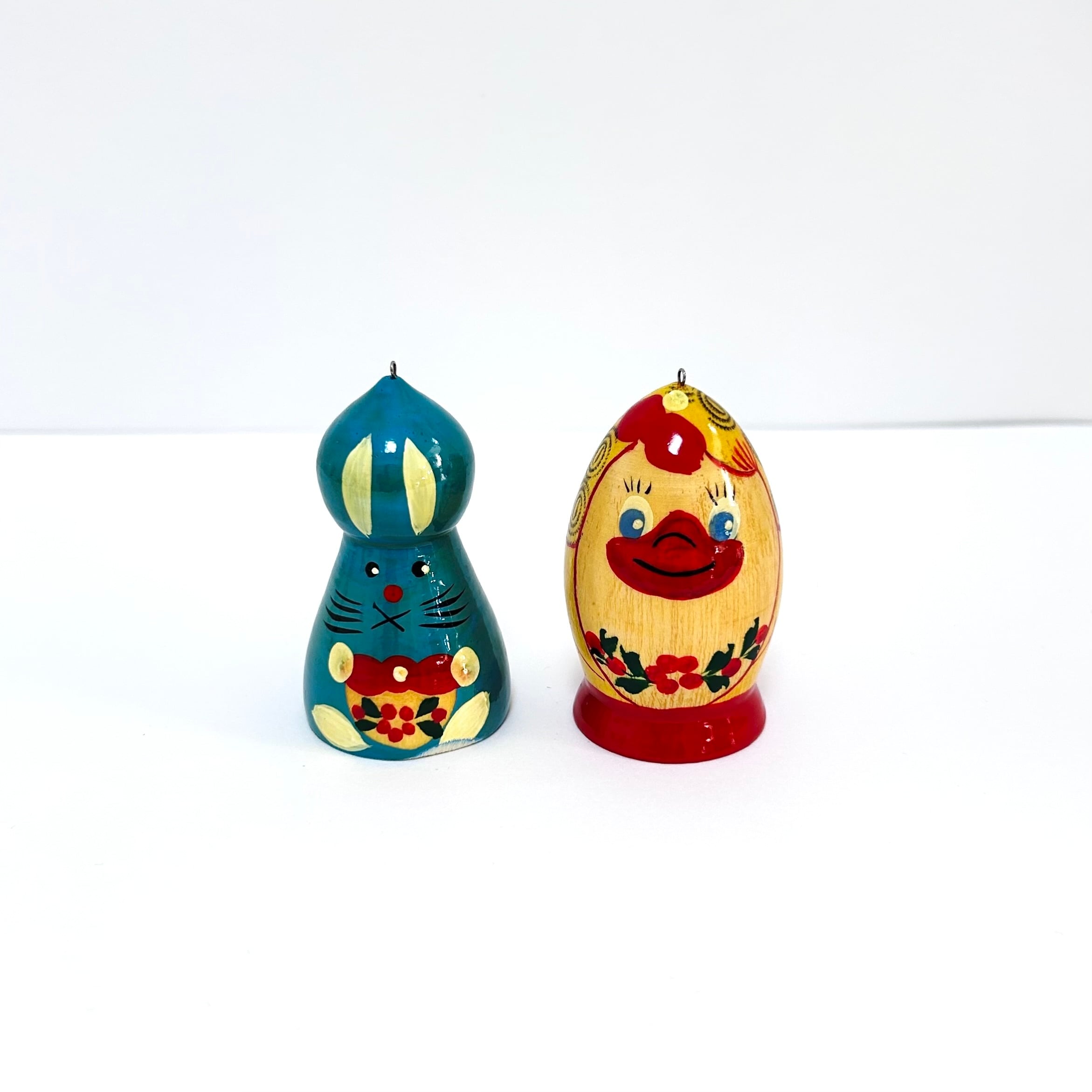 木製クリスマスオーナメント6P ロシア