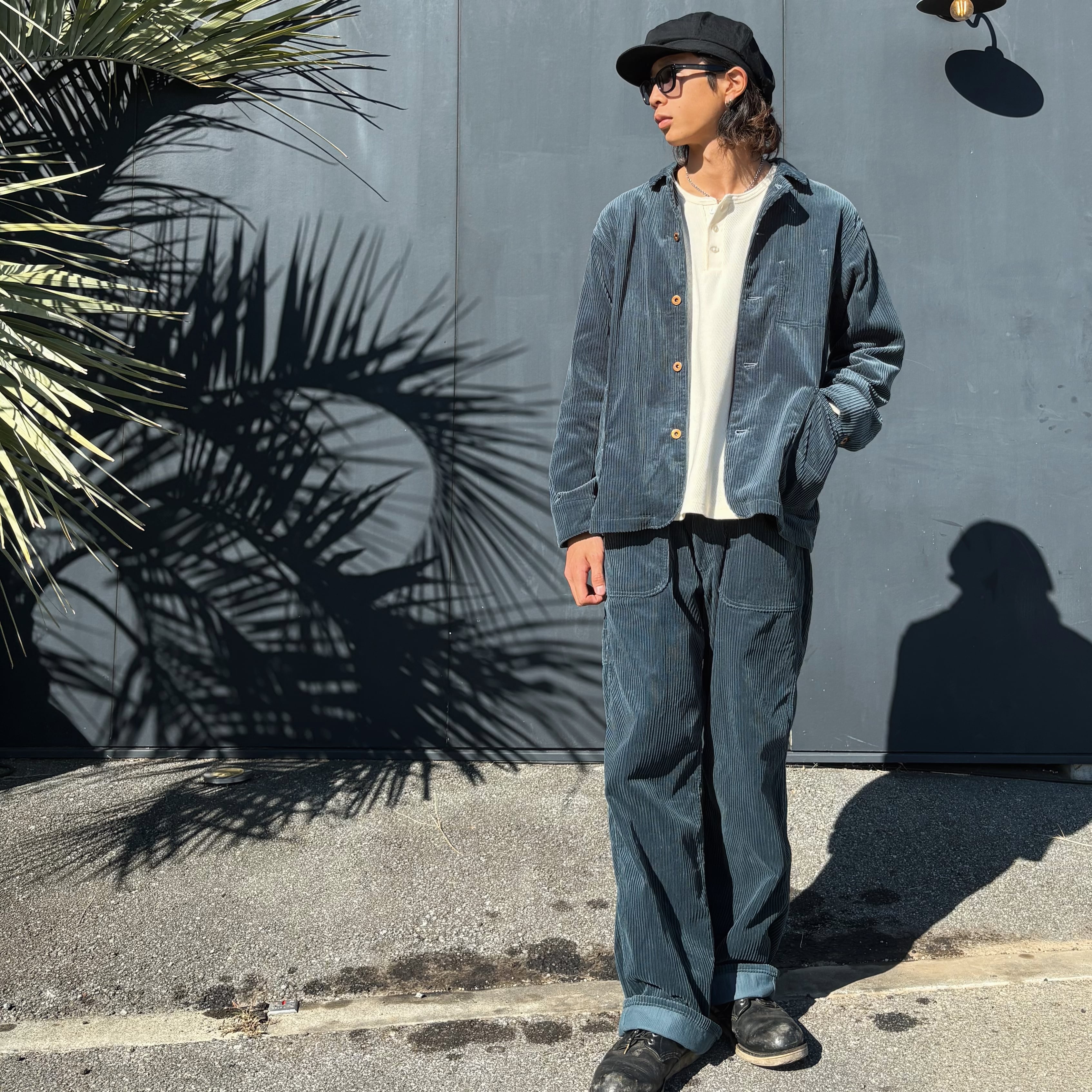 コーデュロイジャケット カバーオール ワークジャケット メンズ