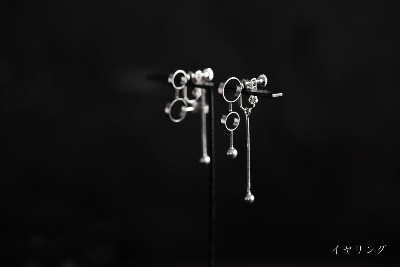 丸丸丸ピアス・イヤリング（silver） | SUNn・寸