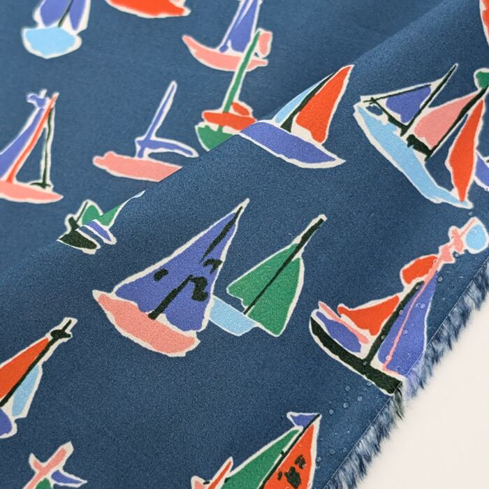 サイズ注意!説明欄確認要◆輸入 リバティ LIBERTY タナローン Coastal Voyage コースタル・ヴォヤージュ 約130×35cm