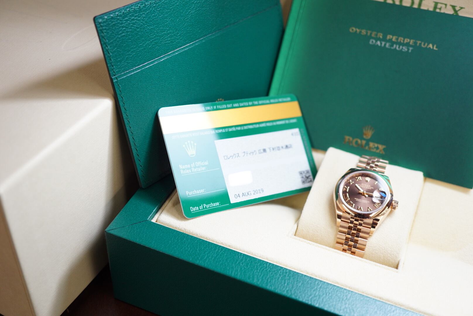 ロレックス/ROLEX/デイトジャスト28/金無垢/正規品/2019 ロレックス/ROLEX/デイトジャスト28/金無垢/正規品/2019