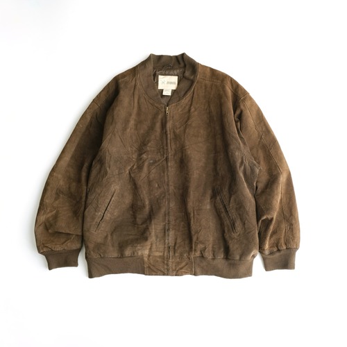 【HABAND】Nubuck Leather Jacket Brown 2X