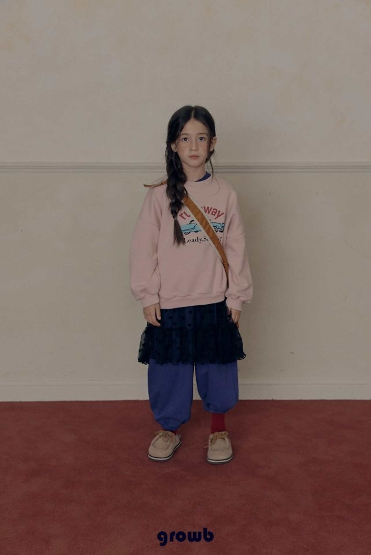 韓国子供服 / growb / ルート スウェット / 秋服 *XS~JM*