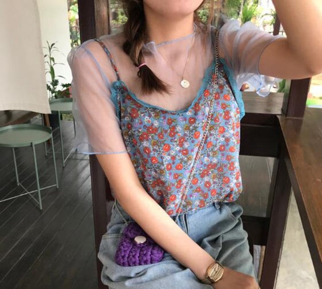 新作 レディース トップス Tシャツ ブラウス 半袖 シースルー メッシュ