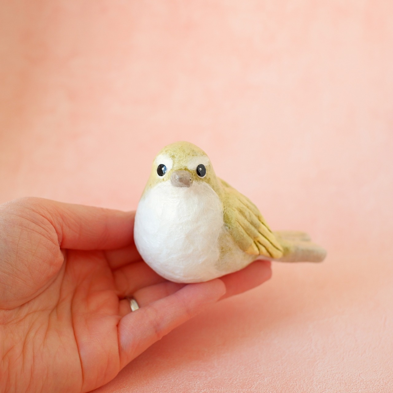 母の日ギフト『ウグイスの贈り物』 和紙インテリア/置物