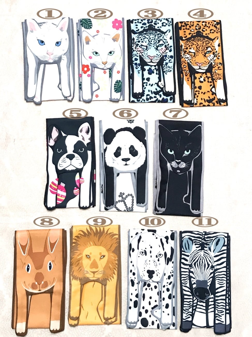 再再入荷☆インパクト大♡アニマルツイリー アニマルスカーフ