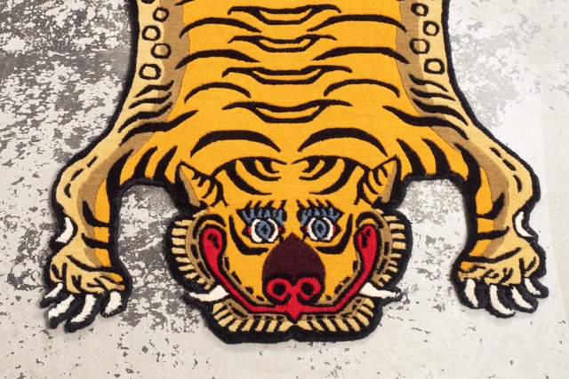 Tibetan Tiger Rug 《Sサイズ•ウール146》チベタンタイガーラグ