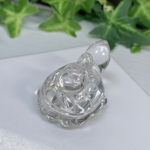 8.透明度高☆親子亀水晶☆