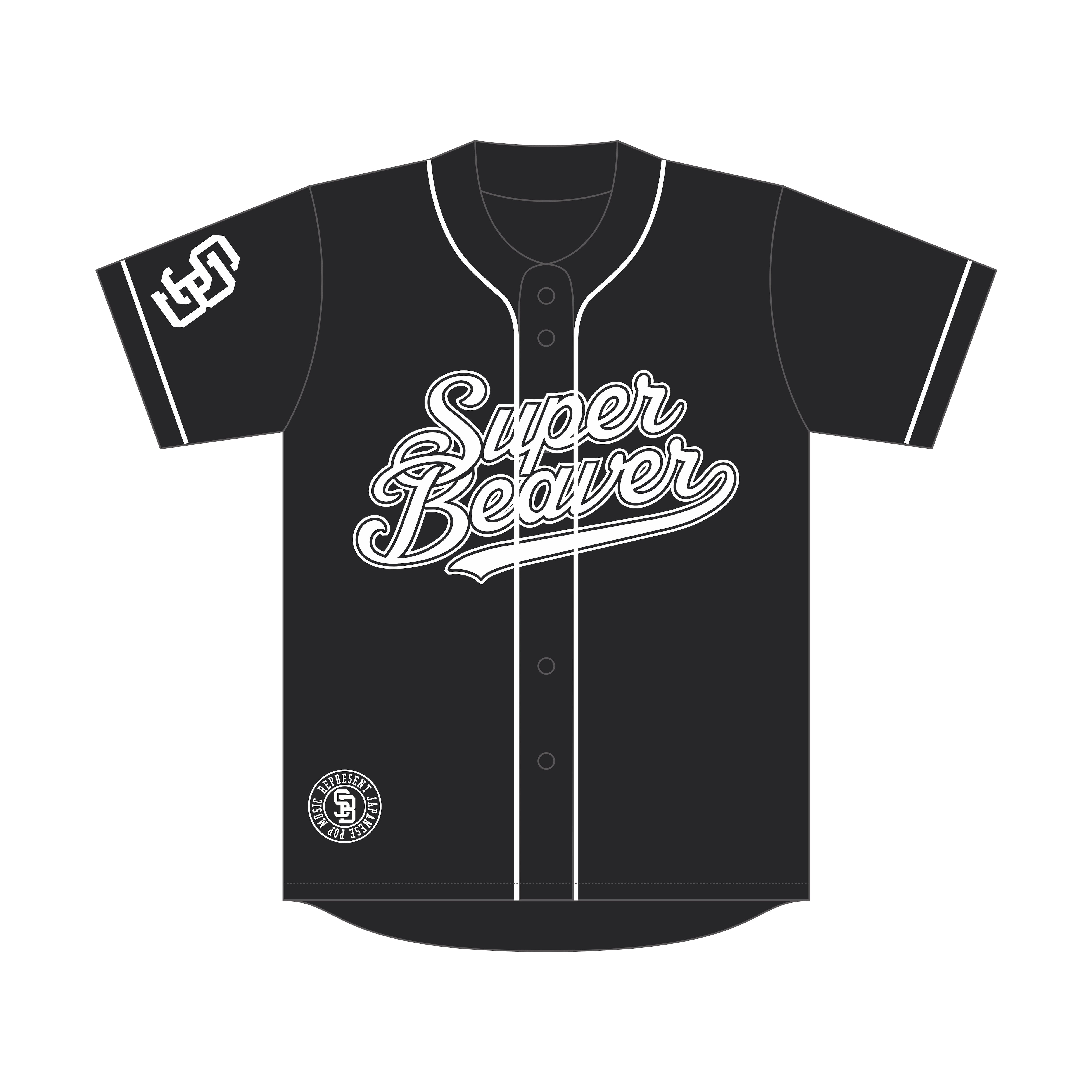 SUPER BEAVER 20th ANNIV ベースボールシャツ黒　XL 新品 20th ANNIV ベースボールシャツ | SUPER BEAVER OFFICIAL WEBSTORE