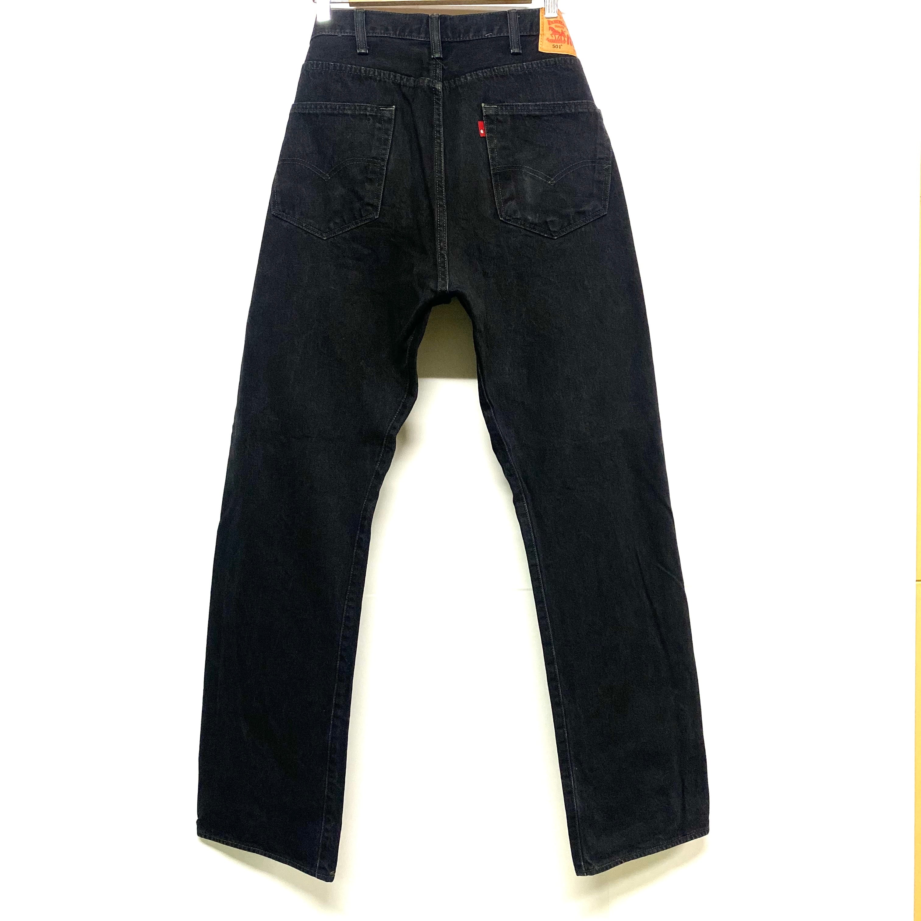 Levi's リーバイス 501 ブラック デニムパンツ ジーンズ w38 古着