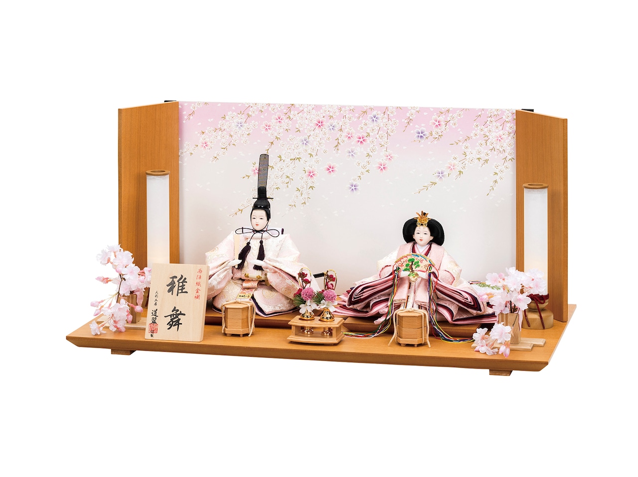 桜吹雪(さくらふぶき) |雛人形|ひな人形|親王平飾り|人形工房道翠|平安道翠