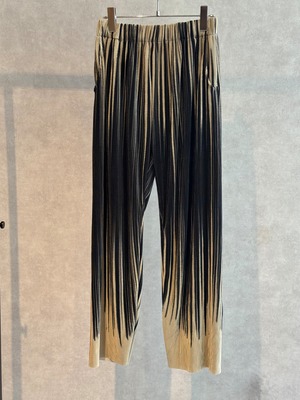 gradation pleats pants