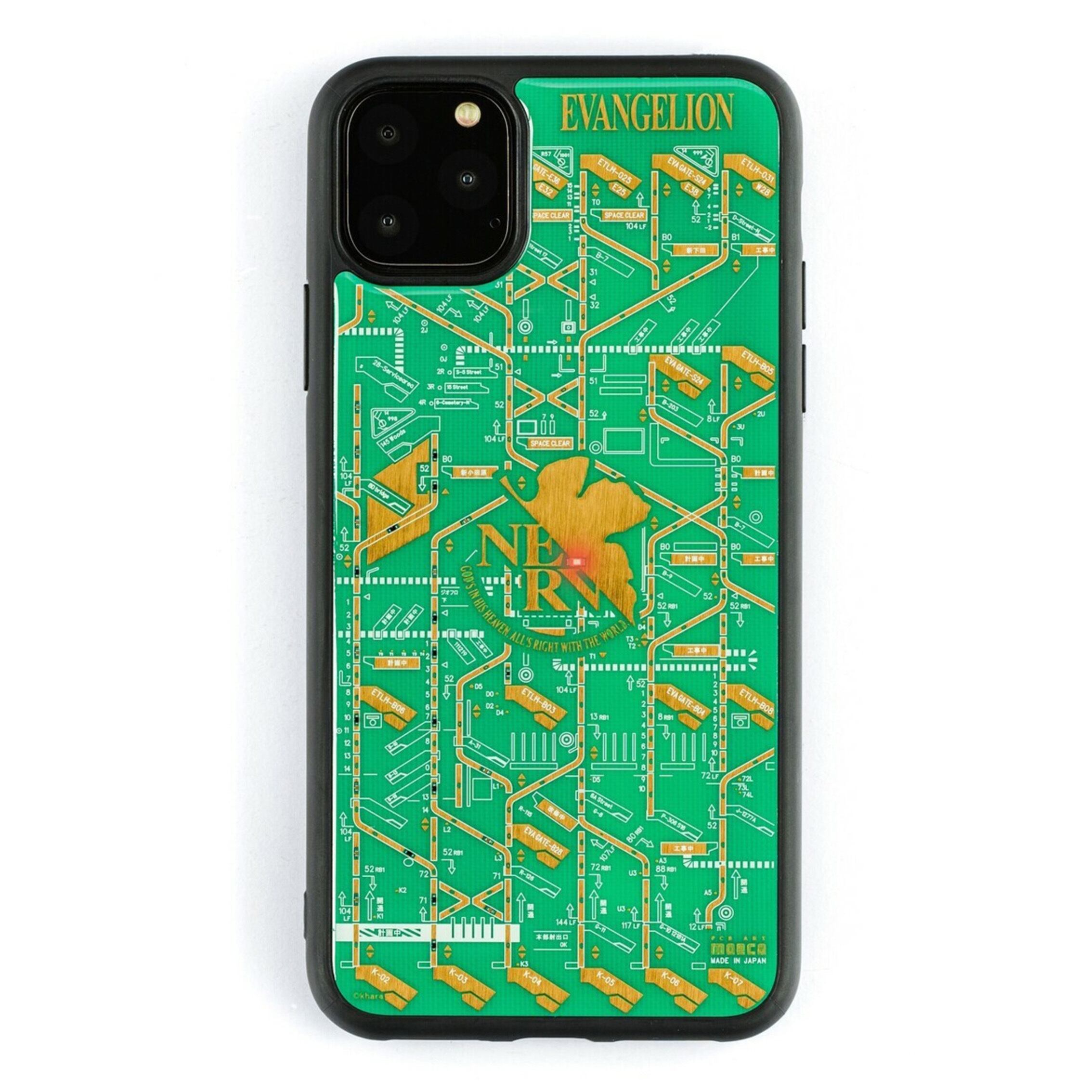 FLASH NERV 基板アート iPhone 11 Pro Max ケース | PCB ART moeco