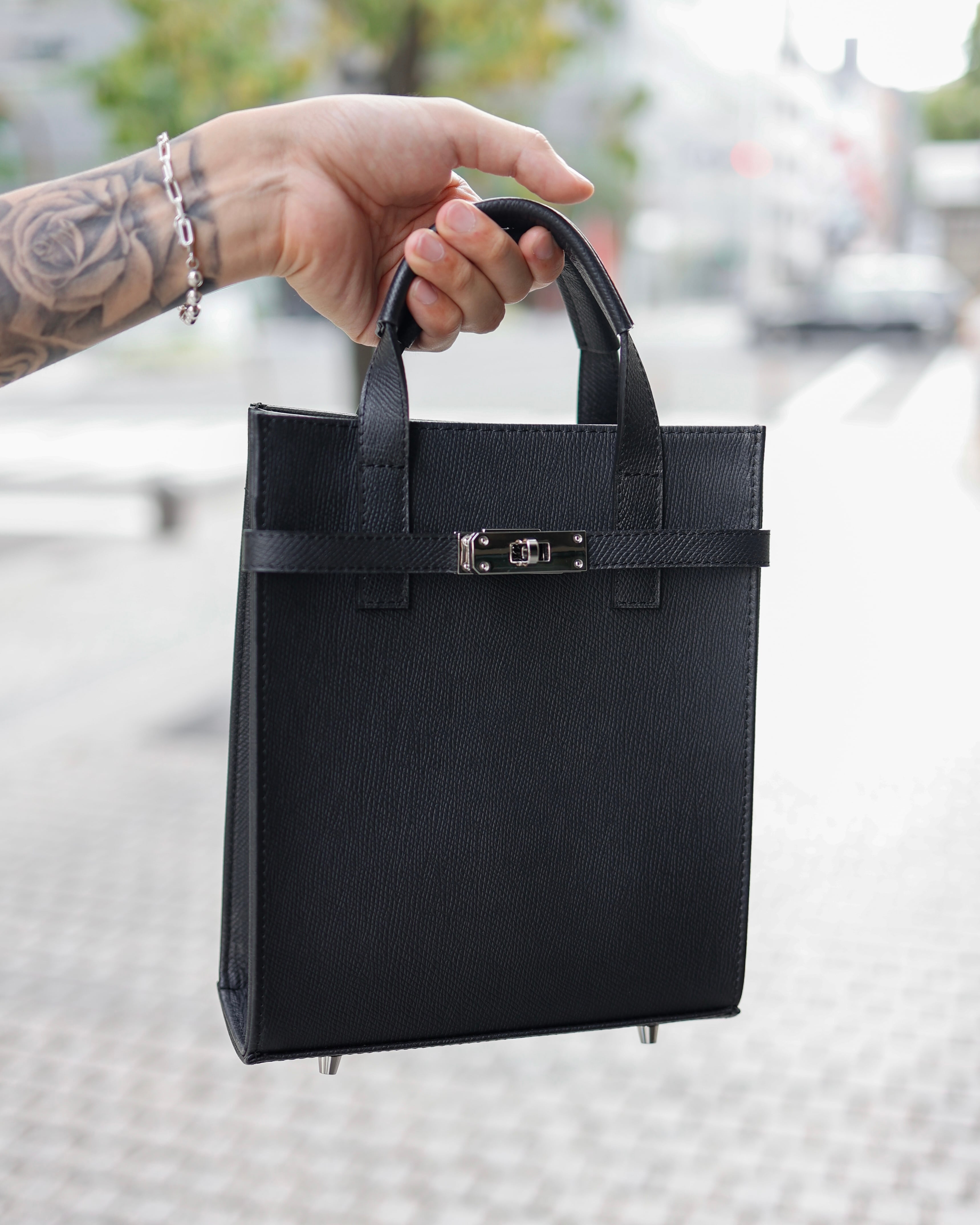 A-croire Metal Leather Mini Totebag【送料無料】 | EUROKENVY®︎
