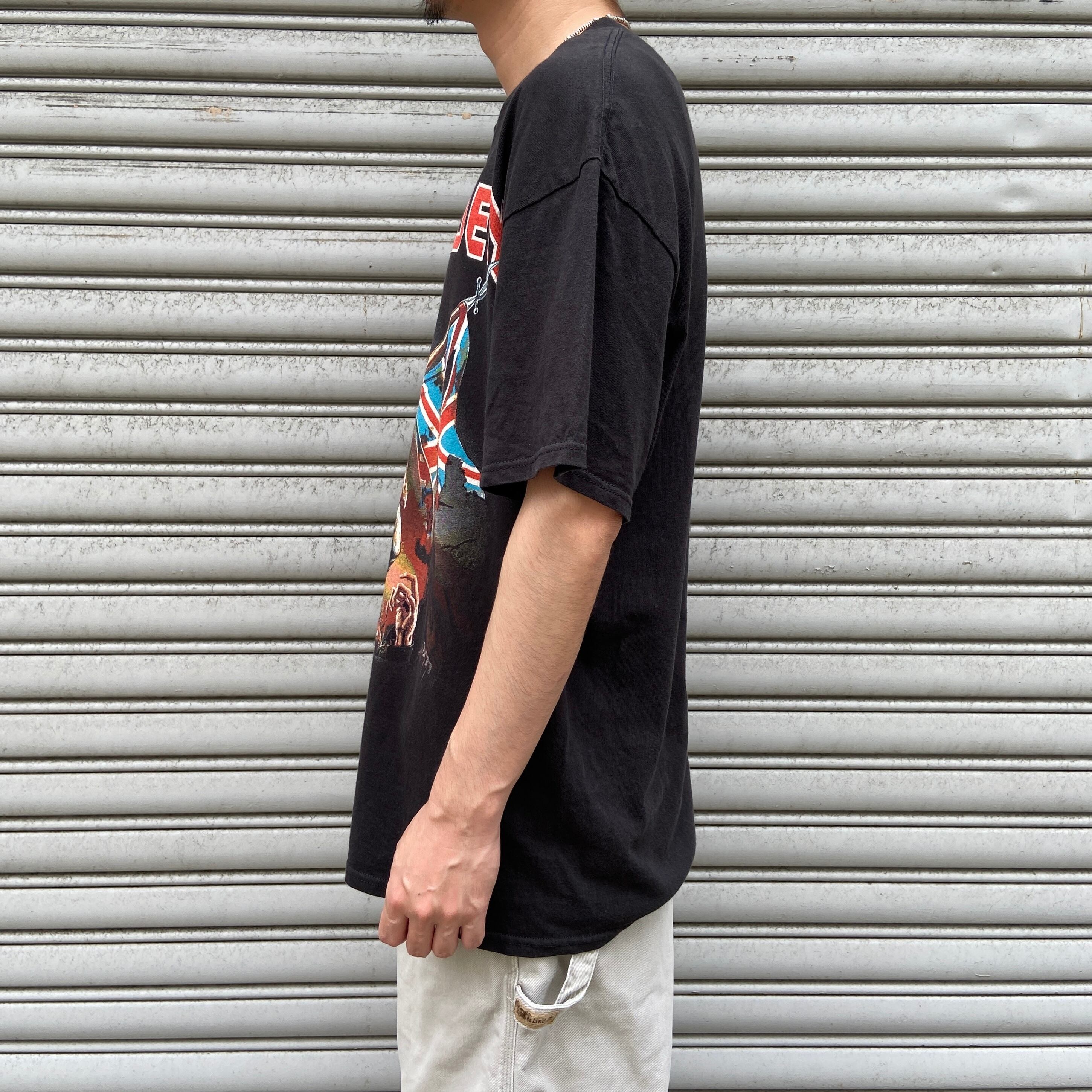IRON MAIDEN アイアンメイデン バンドTシャツ プリントT 黒 XL IRON MAIDEN アイアンメイデン バンドTシャツ プリントT 黒 XL