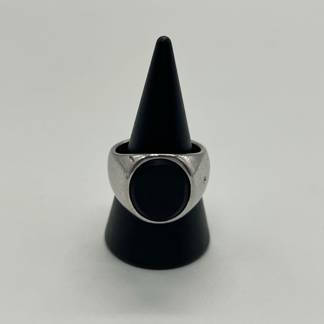 トムウッド TOM WOOD オーバル シグネット リング サイズ58 オニキス