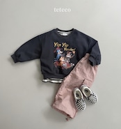 【取寄】teteco ビンテージMTM|秋服|韓国子供服| 26/AT