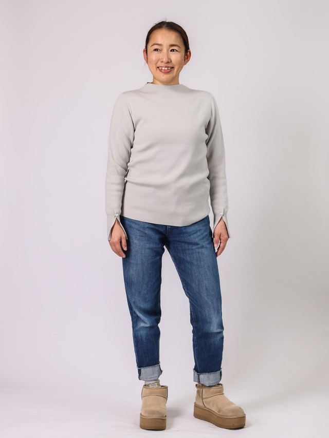 BRAHMIN(ハイゲージボトルネックニット)