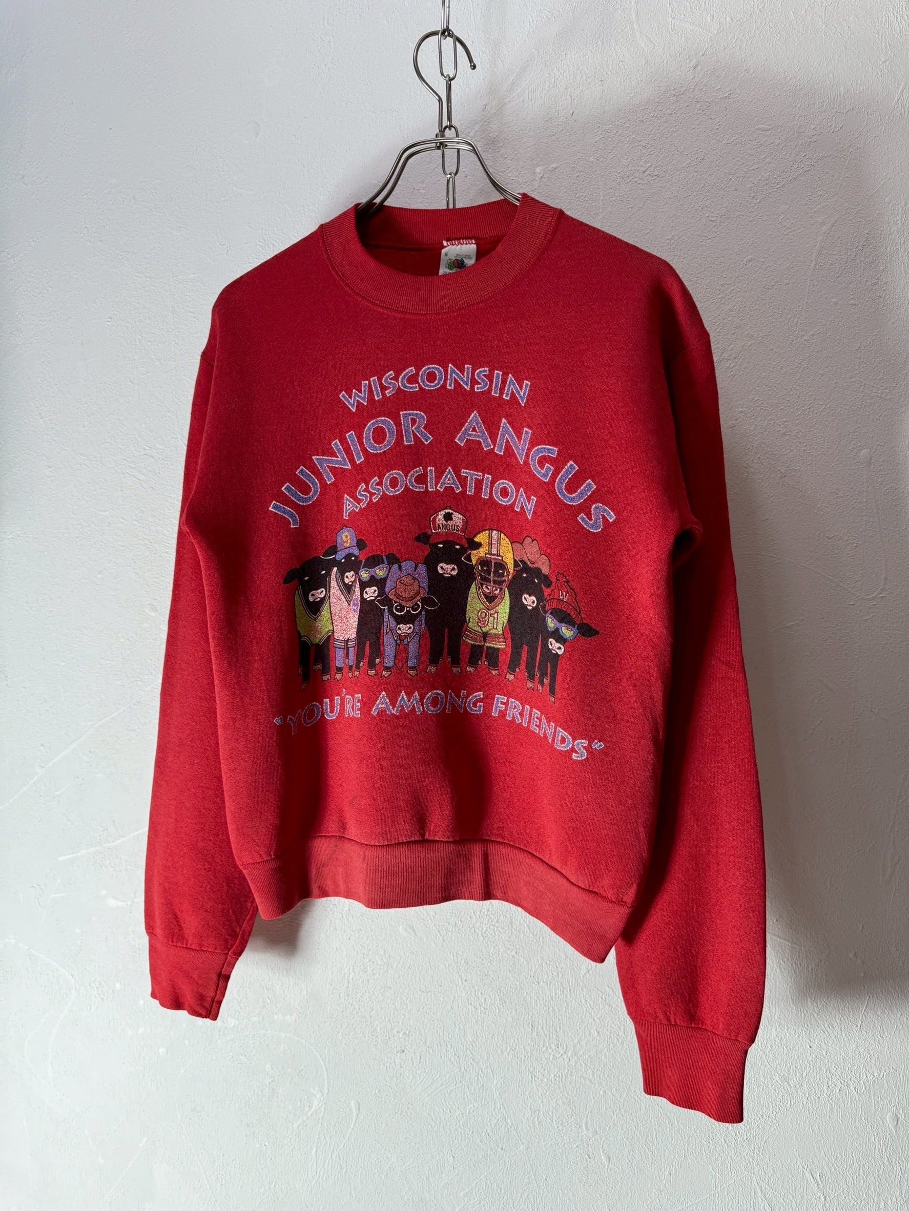 80~90’s USA made “Junior Angus” sweat shirt